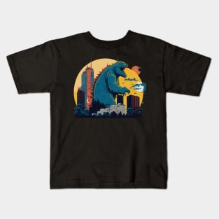 King of The monsters vector illustration design Kids T-Shirt
